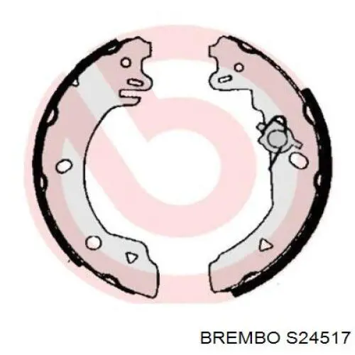 Задние барабанные колодки S24517 Brembo