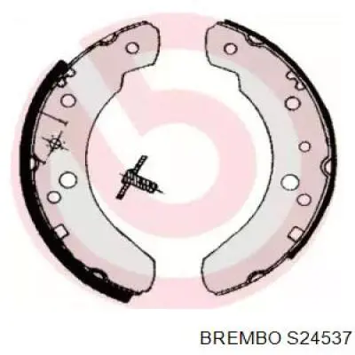 S 24 537 Brembo колодки тормозные задние барабанные