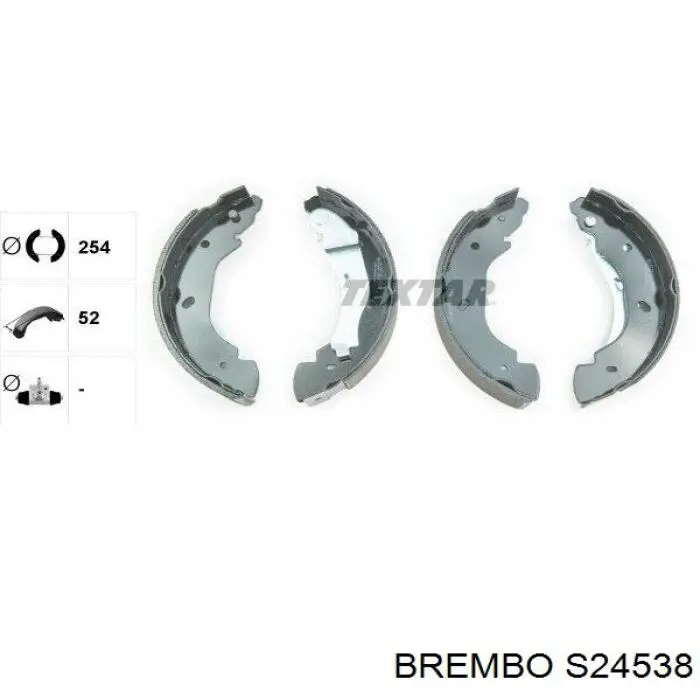 Барабанные колодки Brembo S24538
