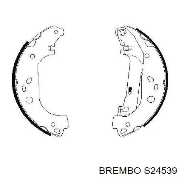Барабанные колодки Brembo S24539