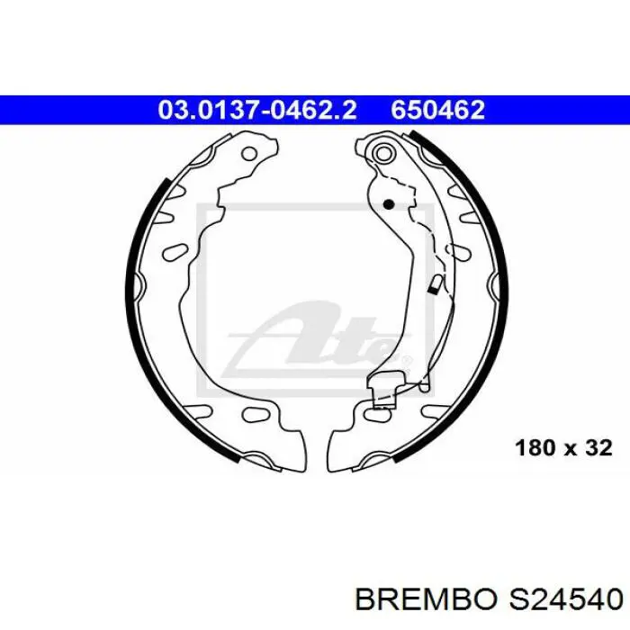 Барабанные колодки Brembo S24540