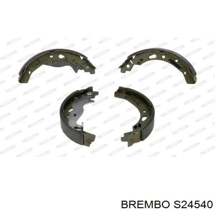 Купить S24540 Brembo Задние барабанные тормозные колодки
