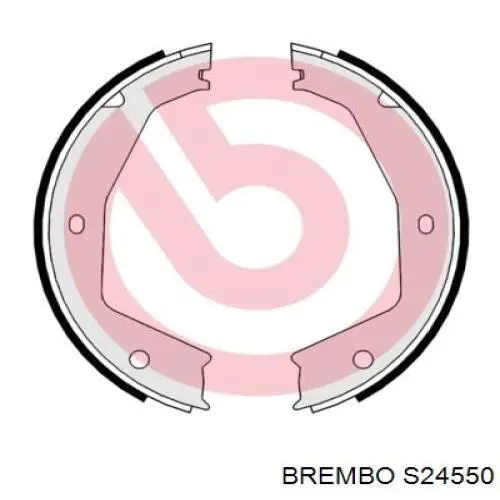 Задние барабанные колодки S24550 Brembo