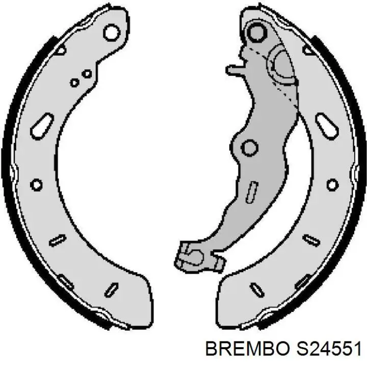 Барабанные колодки Brembo S24551