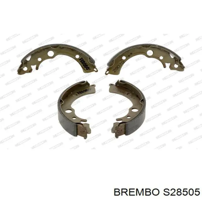 Задние барабанные колодки S28505 Brembo