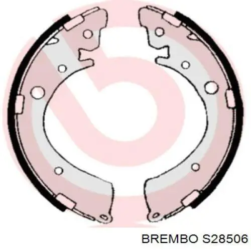 Задние барабанные колодки S28506 Brembo