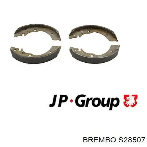 Задние барабанные колодки S28507 Brembo