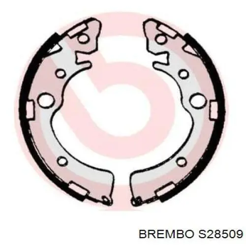 Задние барабанные колодки S28509 Brembo