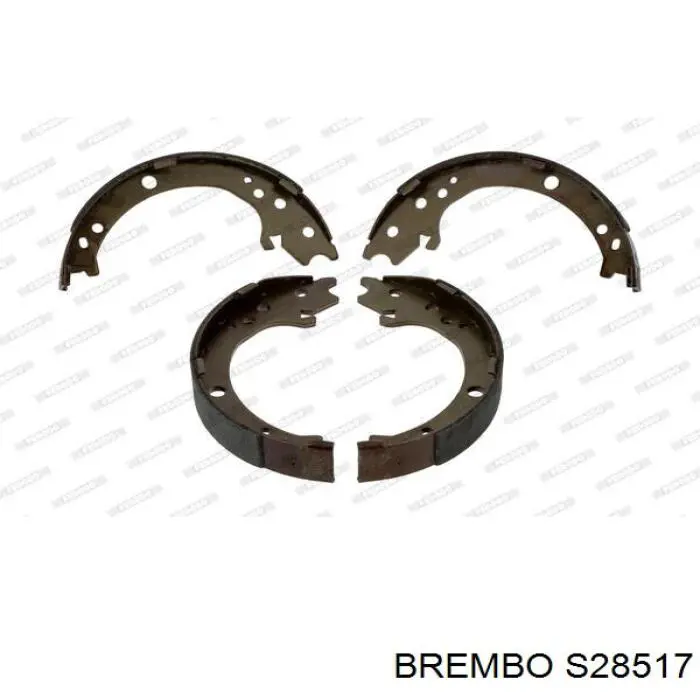 Купить S28517 Brembo Колодки ручника/стояночного тормоза