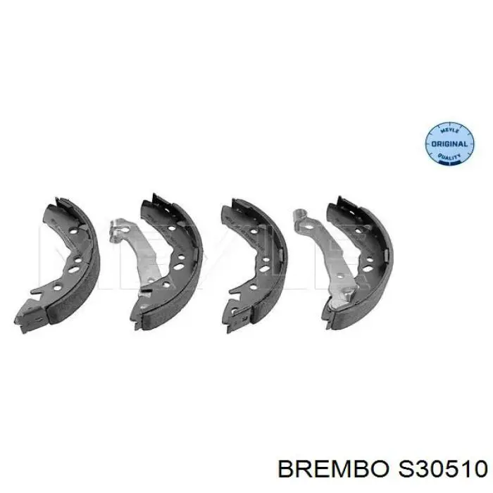 Задние барабанные колодки S30510 Brembo