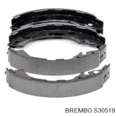 Купить S30519 Brembo Задние барабанные тормозные колодки