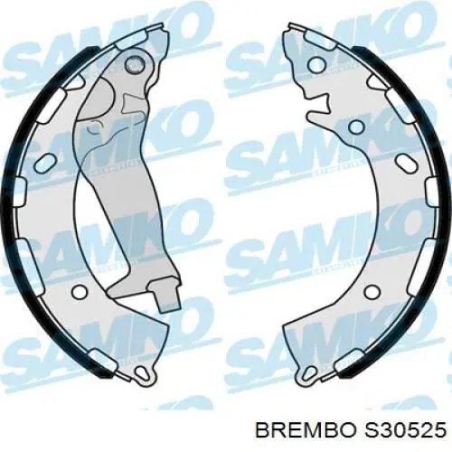 Тормоза рабочие задние ножные и тормозные барабаны Brembo S30525 цена, от 22.86 USD