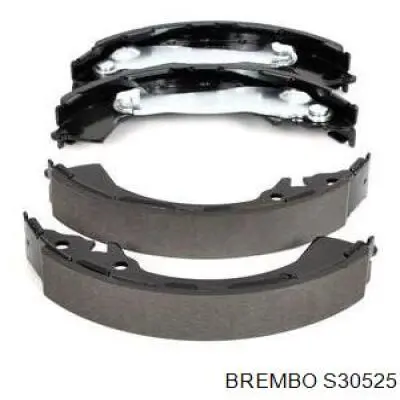 Купить S30525 Brembo Задние барабанные тормозные колодки