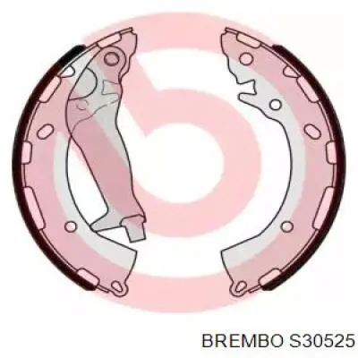 Задние барабанные колодки S30525 Brembo