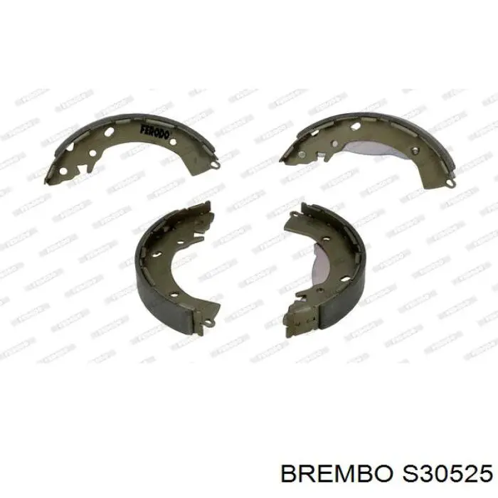 S30525 Brembo Барабанные тормозные колодки
