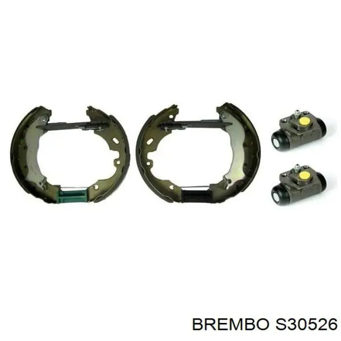 S30526 Brembo Тормозные колодки ручника