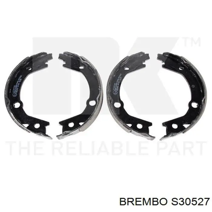 S30527 Brembo Тормозные колодки ручника