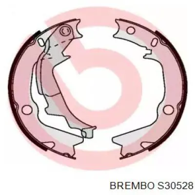 S30528 Brembo колодки ручника (стояночного тормоза)