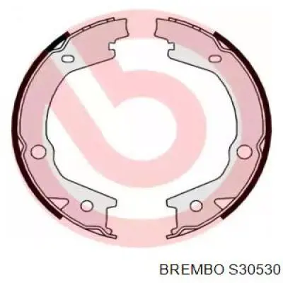 S30530 Brembo колодки ручника (стояночного тормоза)