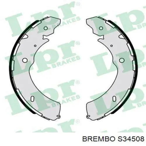 Zapatas de frenos de tambor traseras S34508 Brembo