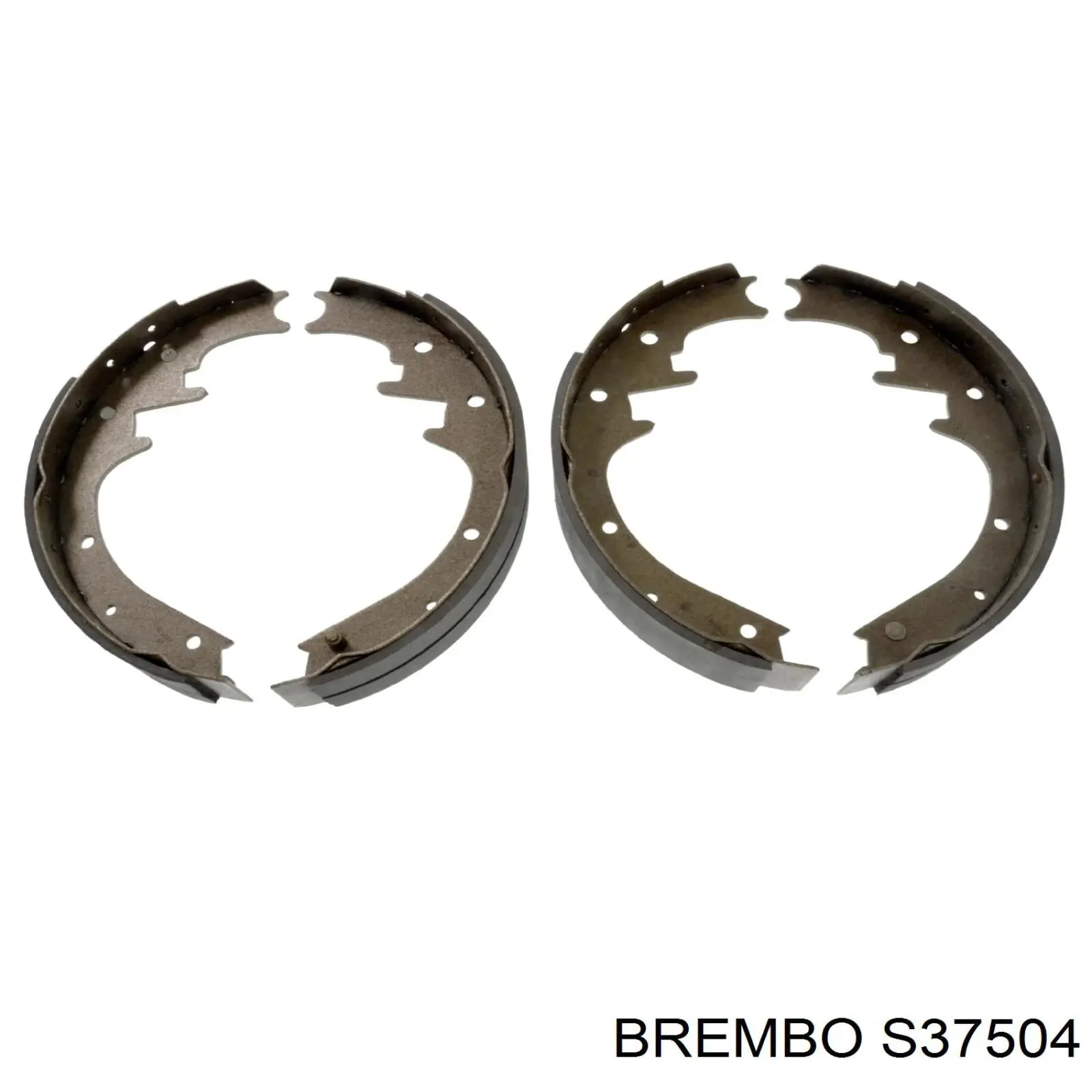 Задние барабанные колодки S37504 Brembo