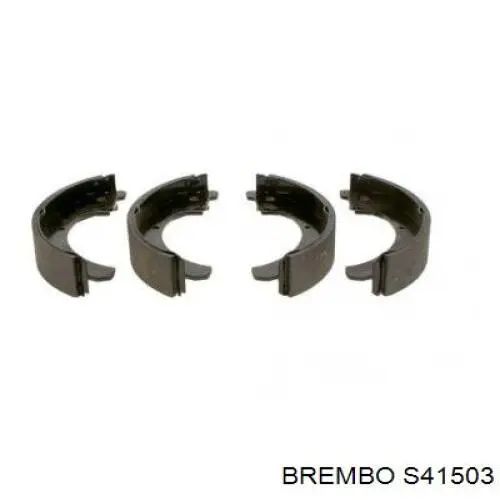 Купить S41503 Brembo Задние барабанные тормозные колодки