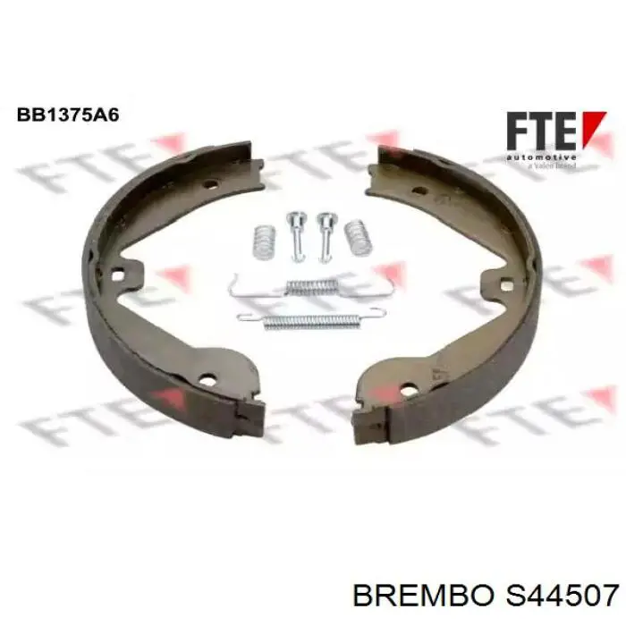 Задние барабанные колодки S44507 Brembo