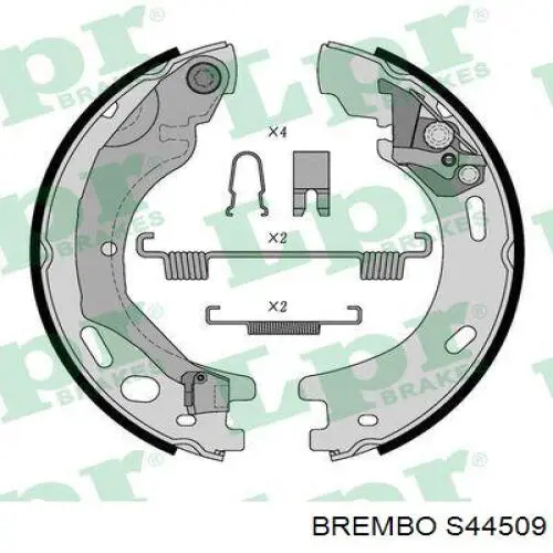 Купить S44509 Brembo Колодки ручника/стояночного тормоза
