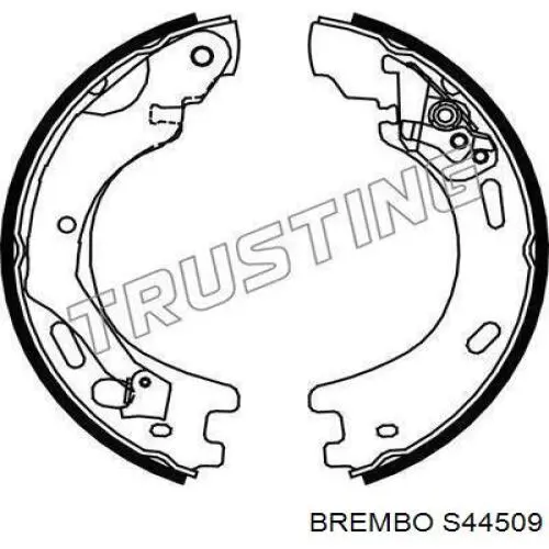 Колодки ручника S44509 Brembo