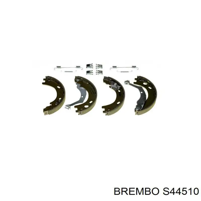 S 44 510 Brembo sapatas do freio de estacionamento