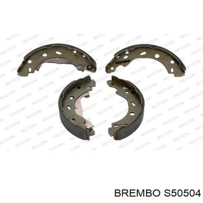 Задние барабанные колодки S50504 Brembo