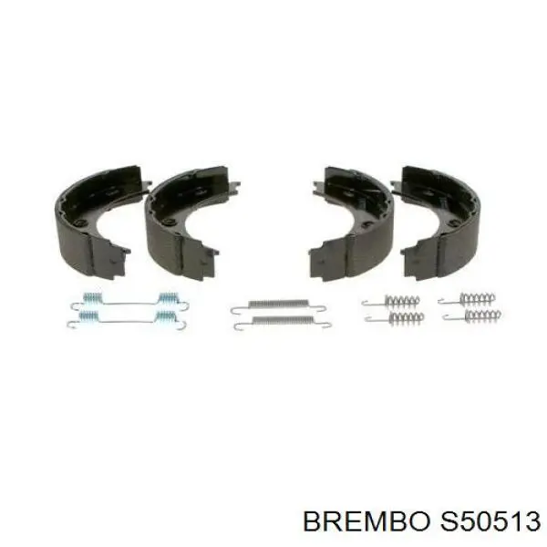 Купить S50513 Brembo Колодки ручника/стояночного тормоза