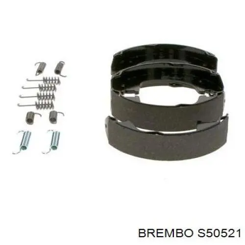 Колодки стояночного тормоза Brembo S50521