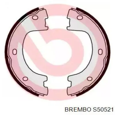 Тормозные колодки стояночного тормоза Brembo S50521 цена, от 26.57 USD