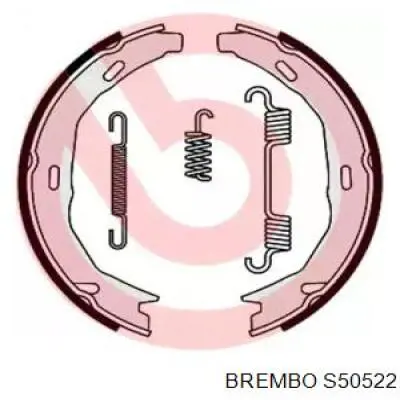 S50522 Brembo sapatas do freio de estacionamento