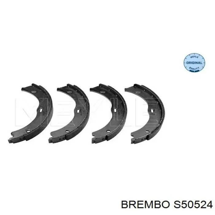 Купить S50524 Brembo Колодки ручника/стояночного тормоза