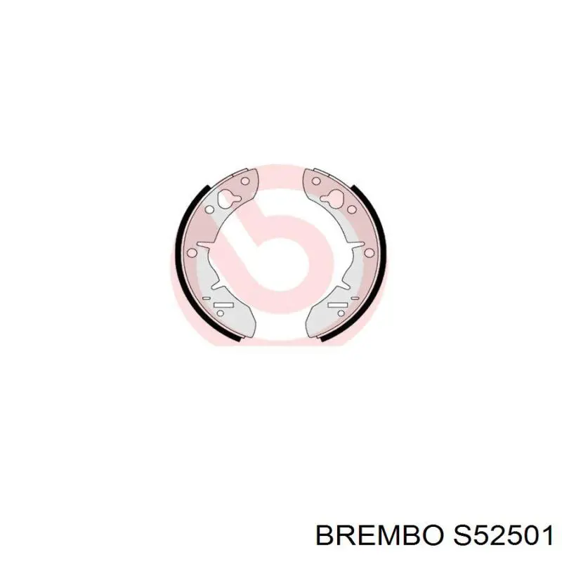 Задние барабанные колодки S52501 Brembo