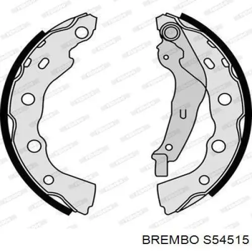 Задние барабанные колодки S54515 Brembo