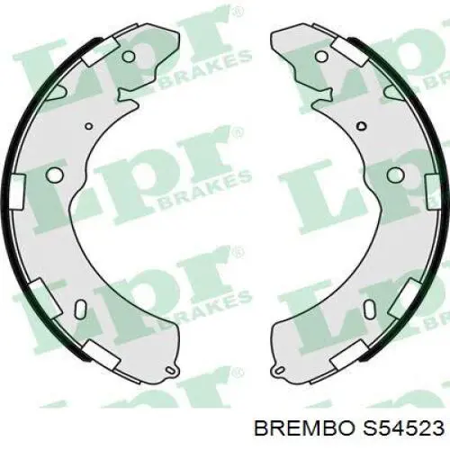 Задние барабанные колодки S54523 Brembo