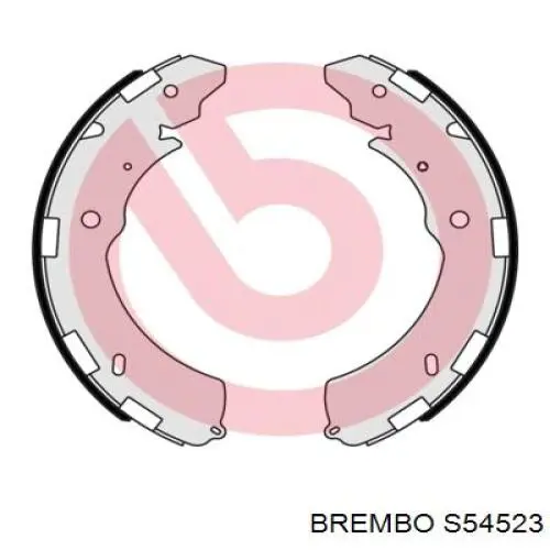 Задние барабанные колодки S54523 Brembo