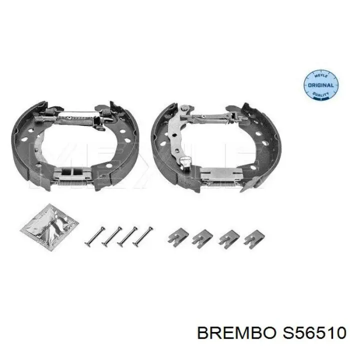Купить S56510 Brembo Задние барабанные тормозные колодки