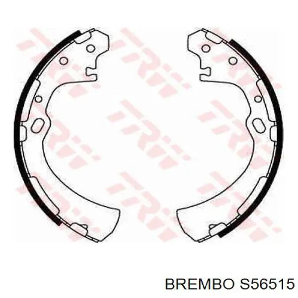 Zapatas de frenos de tambor traseras S56515 Brembo