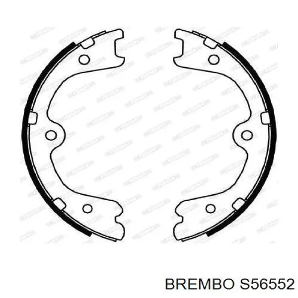 Колодки ручника S56552 Brembo