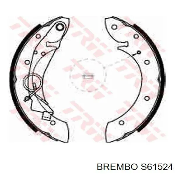 Барабанные колодки Brembo S61524