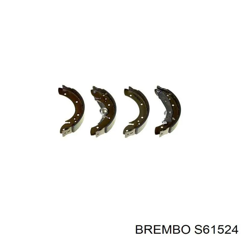 Задние барабанные колодки S61524 Brembo