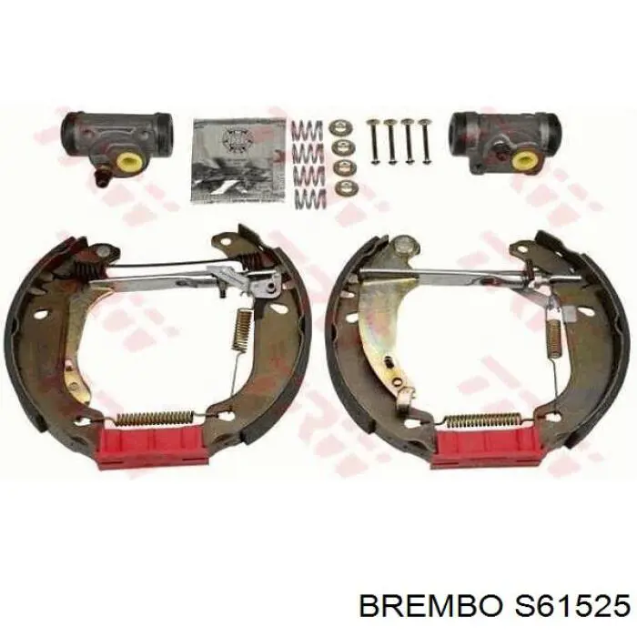 Задние барабанные колодки S61525 Brembo