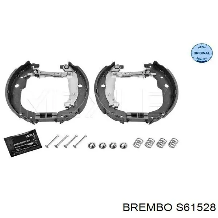 Купить S61528 Brembo Задние барабанные тормозные колодки
