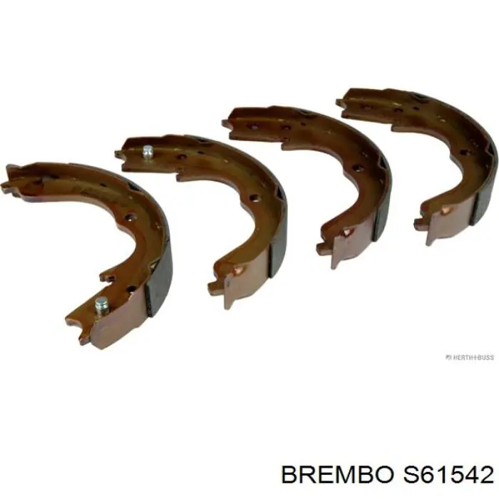 S61542 Brembo колодки ручника (стояночного тормоза)