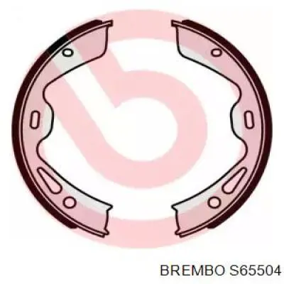 Колодки ручника S65504 Brembo