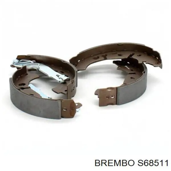 Купить S68511 Brembo Задние барабанные тормозные колодки